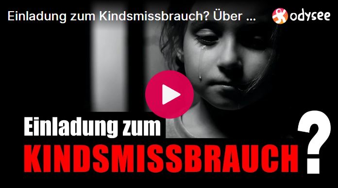 Einladung zum Kindsmissbrauch? Über 49 missbrauchte Kinder pro Tag in Deutschland!