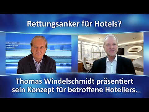 Rettungsanker für Hotels? Thomas Windelschmidt präsentiert sein Konzept für betroffene Hoteliers.