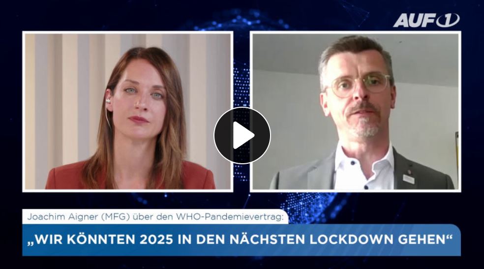 Joachim Aigner zu Pandemievertrag: „Wir könnten 2025 in den nächsten Lockdown gehen“