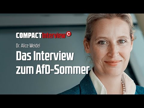 Alice Weidel: Das große Interview zum AfD-Sommer!