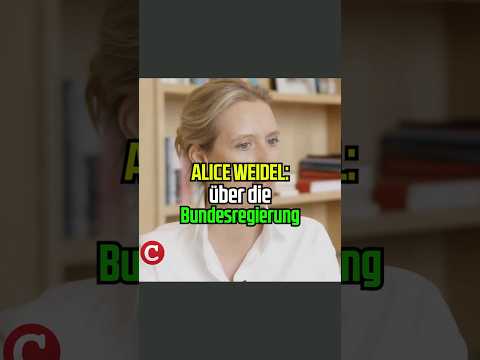 Alice Weidel über die Bundesregierung… #aliceweidel #afd #bundesregierung