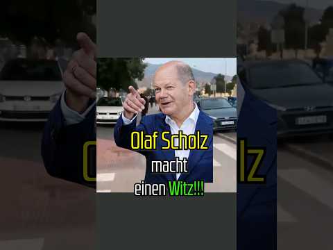Olaf Scholz macht einen Witz! #olafscholz #bundeskanzler #bundesregierung