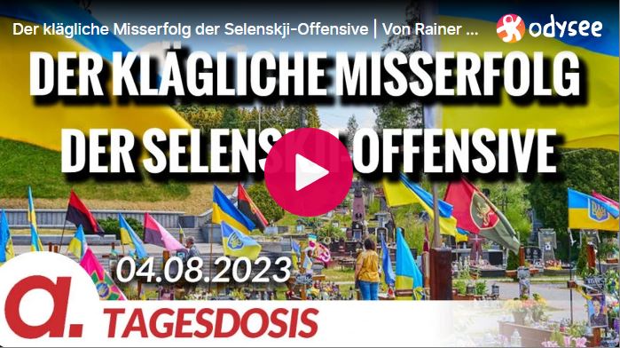 Der klägliche Misserfolg der Selenskji-Offensive | Von Rainer Rupp