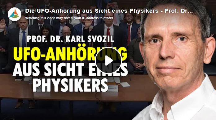 Die UFO-Anhörung aus Sicht eines Physikers – Prof. Dr. Karl Svozil | EXOMAGAZIN