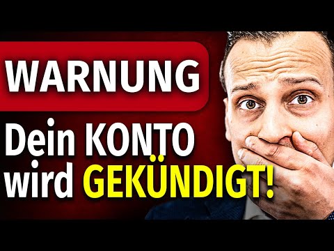 Sag DAS nicht! Sonst kündigen sie dein Bankkonto