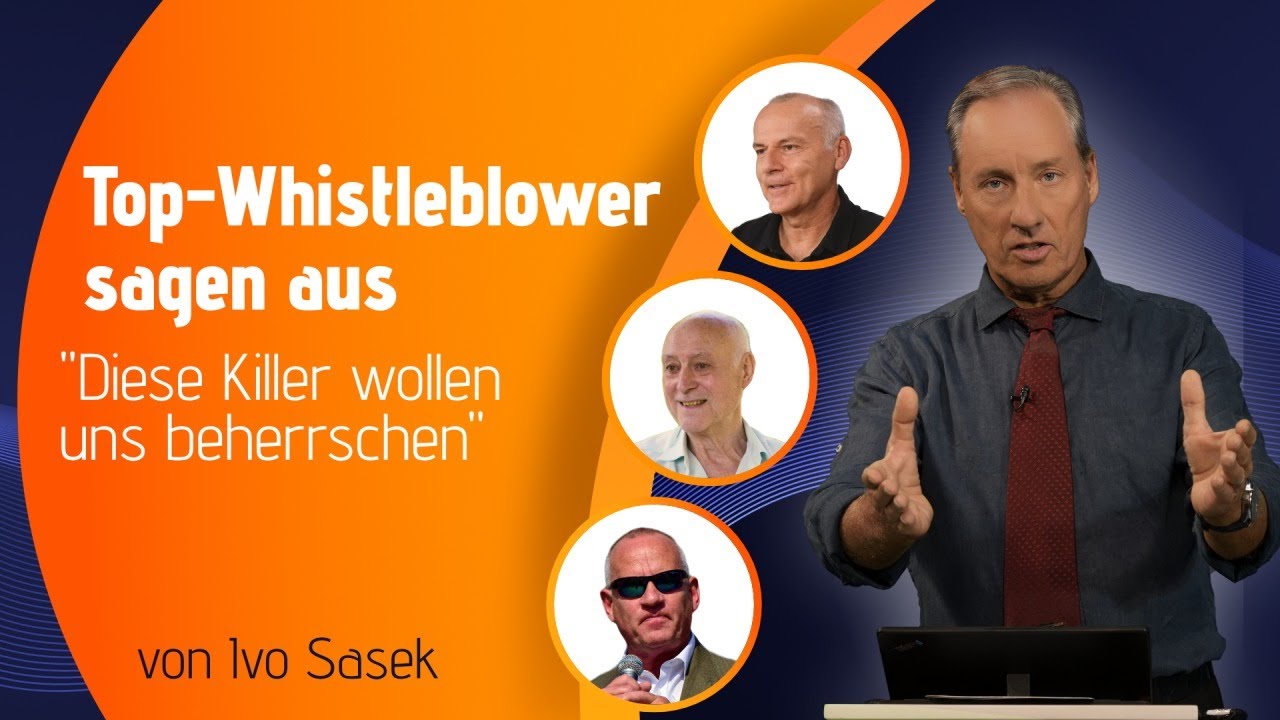 Top-Whistleblower sagen aus! 🏴‍☠️ Diese Killer wollen uns beherrschen! | Kla.TV-Gründer Ivo Sasek