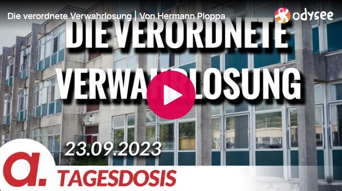 Die verordnete Verwahrlosung | Von Hermann Ploppa