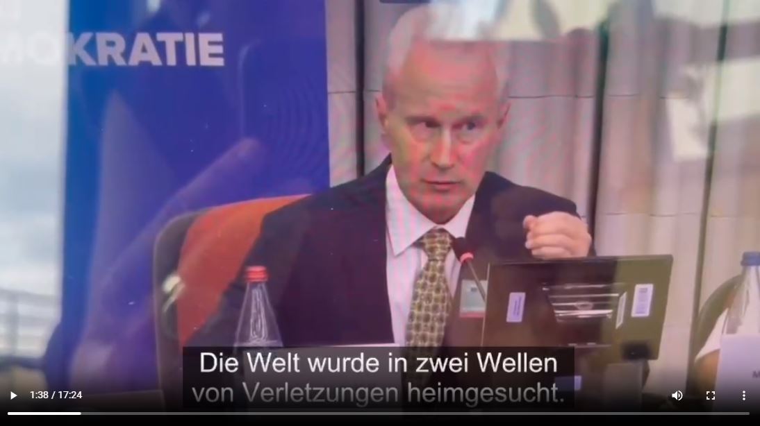 Expertenanhörung im EU-Parlament – Rede von Dr. Peter McCollough