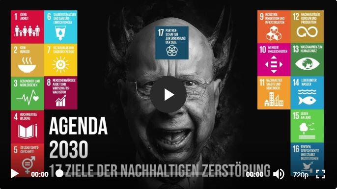 UN Agenda 2030! – 17 Ziele der nachhaltigen Zerstörung!