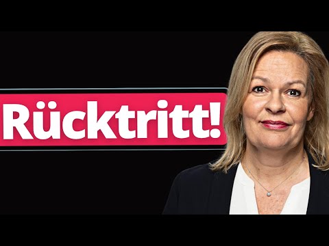 Eilmeldung: Nancy Faeser Skandal! Jetzt wird es ernst!