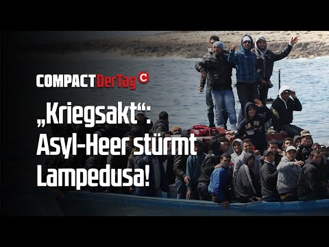 „Kriegsakt“: Asyl-Heer stürmt Lampedusa!💥
