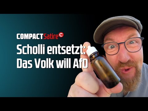 Scholli entsetzt: Das Volk will AfD