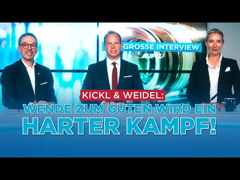 Kickl & Weidel: Wende zum Guten wird ein harter Kampf!