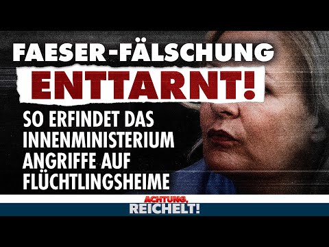 Faeser manipuliert Statistiken und täuscht das Land | Achtung, Reichelt!