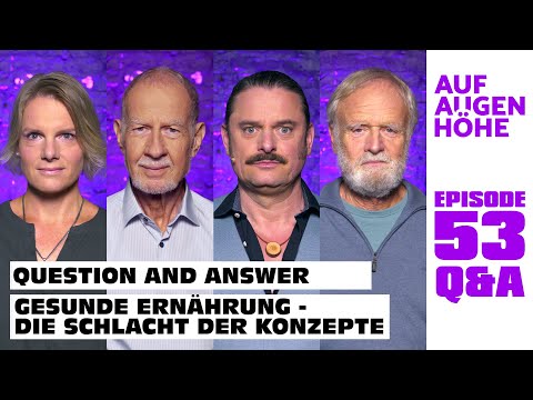 Q&A GESUNDE ERNÄHRUNG – Ulrike von Aufschnaiter, Prof. Dr. Med. Jörg Spitz, Uwe Knop, Steven Acuff