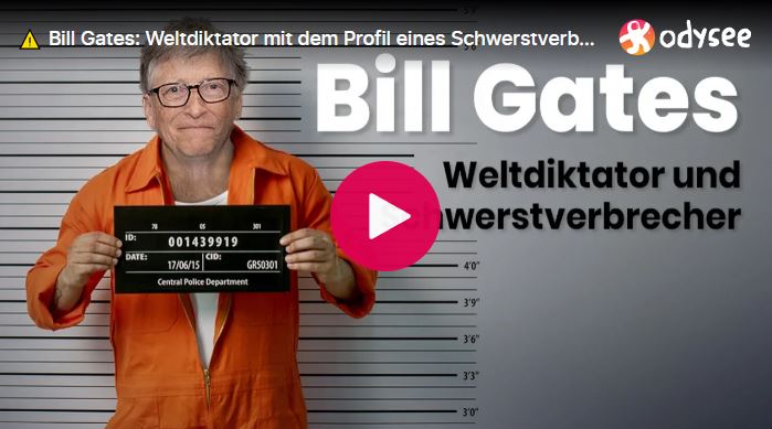 ⚠️ Bill Gates: Weltdiktator mit dem Profil eines Schwerstverbrechers