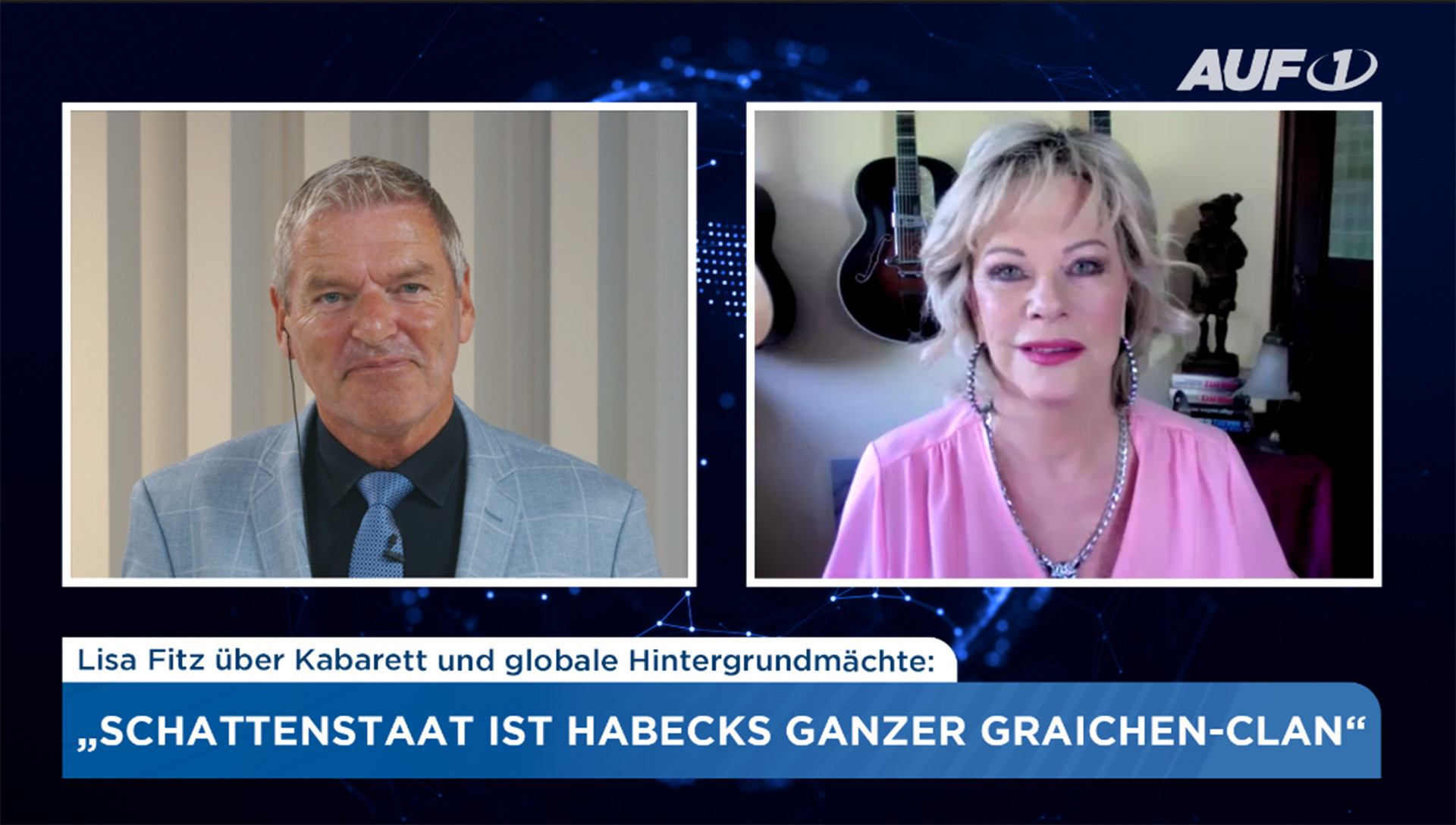 Kabarettistin Lisa Fitz: „Schattenstaat ist Habecks ganzer Graichen-Clan“