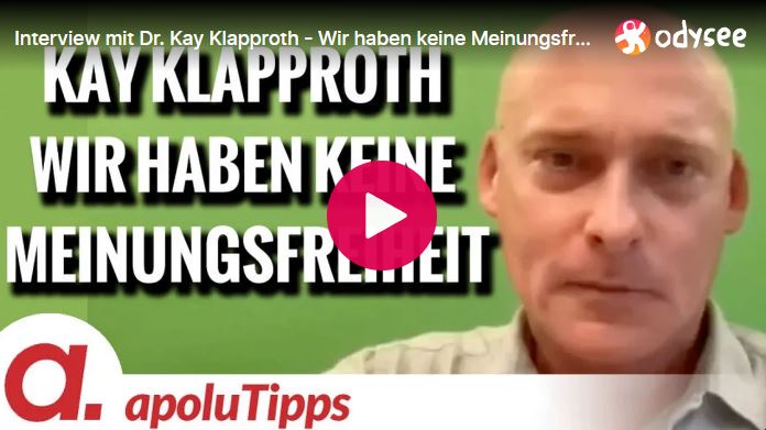 Interview mit Dr. Kay Klapproth – Wir haben keine Meinungsfreiheit