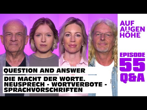 Q&A DIE MACHT DER WORTE mit Peter Hahne, Michelle Gollan, Silke Schröder und Udo Grube