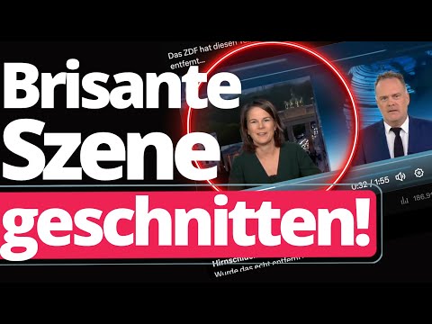 Brenzlig: ZDF kürzt Baerbock Interview!