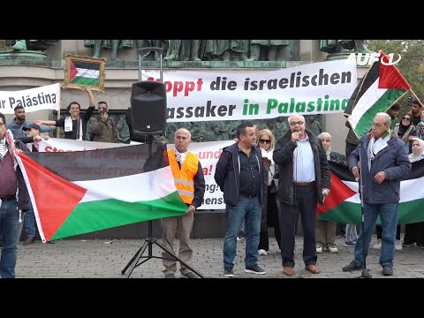 „Freiheit für Palästina“: Überschaubare Demonstration in Köln