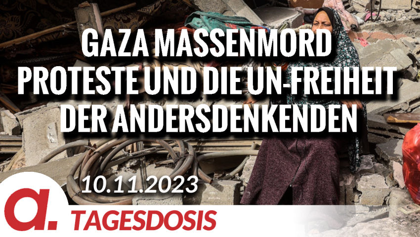 Gaza Massenmord Proteste und die Un-Freiheit der Andersdenkenden | Von Rainer Rupp