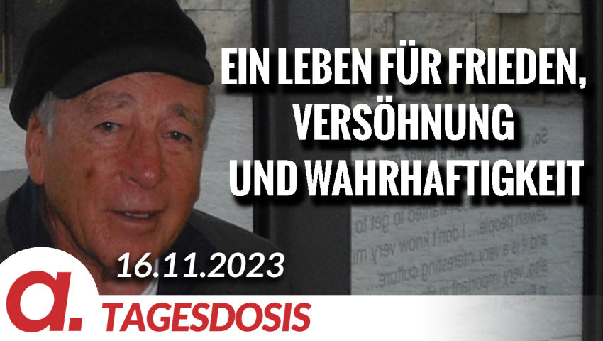 Ein Leben für Frieden, Versöhnung und Wahrhaftigkeit | Von Wolfgang Effenberger