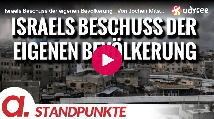 Israels Beschuss der eigenen Bevölkerung | Von Jochen Mitschka