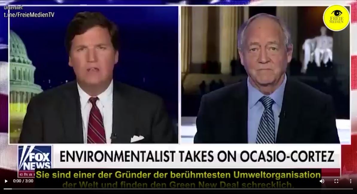 Tucker: Greenpeace Mitbegründer Dr. Patrick Moore: Net Zero-Politik wird zu Massenhunger und Völkermord führen‼️