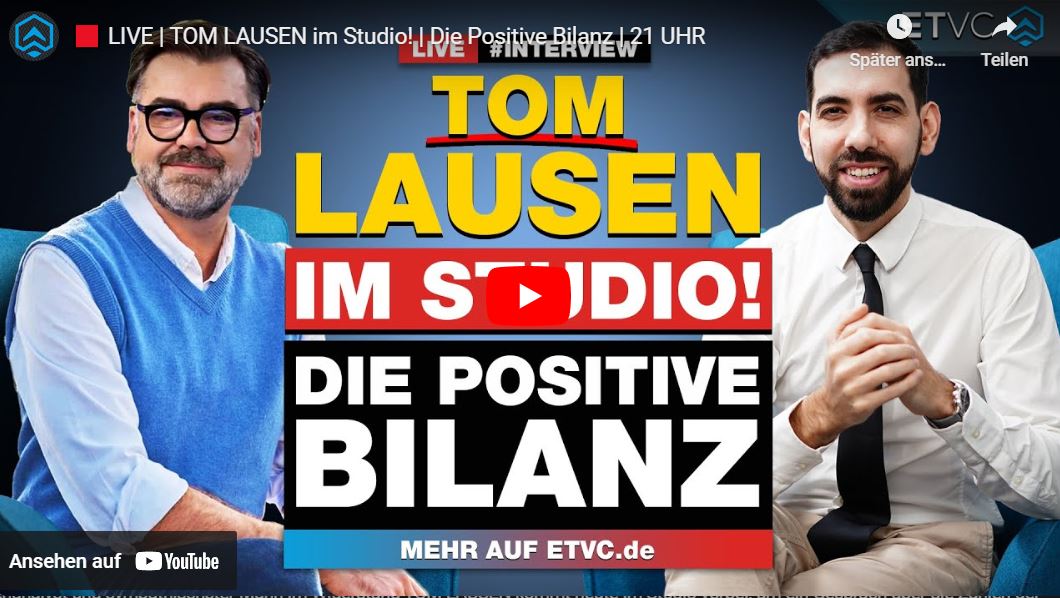 TOM LAUSEN im Studio! | Die Positive Bilanz