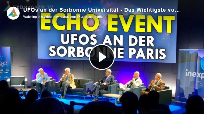 UFOs an der Sorbonne Universität – Das Wichtigste vom Echo Event in Paris