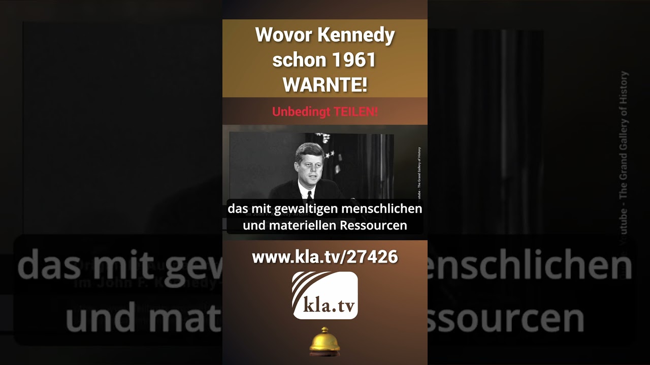 Wovor Kennedy schon 1961 warnte