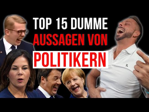 Sprachlos vor LACHEN 🙈 Die 15 dümmsten Politiker-Sprüche aller Zeiten! – Satiresendung