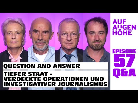 Q&A zu TIEFER STAAT – mit Jutta Rabe, Mathias Broeckers, Patrik Baab und Frank Höfer