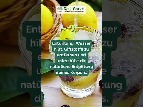 3 Gründe, warum Wasser trinken wichtig ist