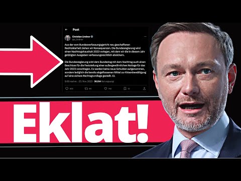 Eilmeldung: Lindner setzt Schuldenbremse aus! 🤬🤬🤬