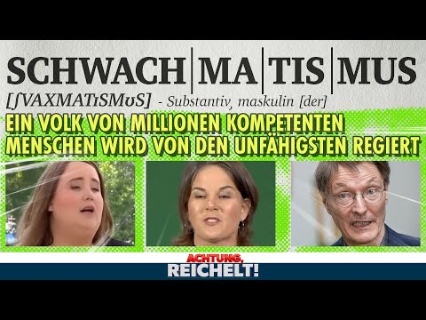 Baerbock, Lauterbach: Schwachmaten regieren Deutschland! | Achtung, Reichelt!