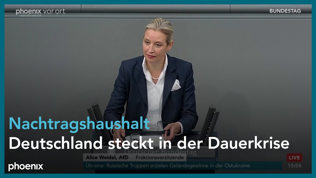 Alice Weidel zur Regierungserklärung von Olaf Scholz zur Haushaltslage