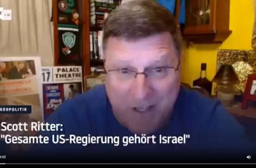 Scott Ritter: “Gesamte US-Regierung gehört Israel”