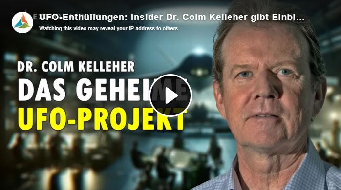 UFO-Enthüllungen: Insider Dr. Colm Kelleher gibt Einblicke in US-Geheimprojekt | EXOMAGAZIN