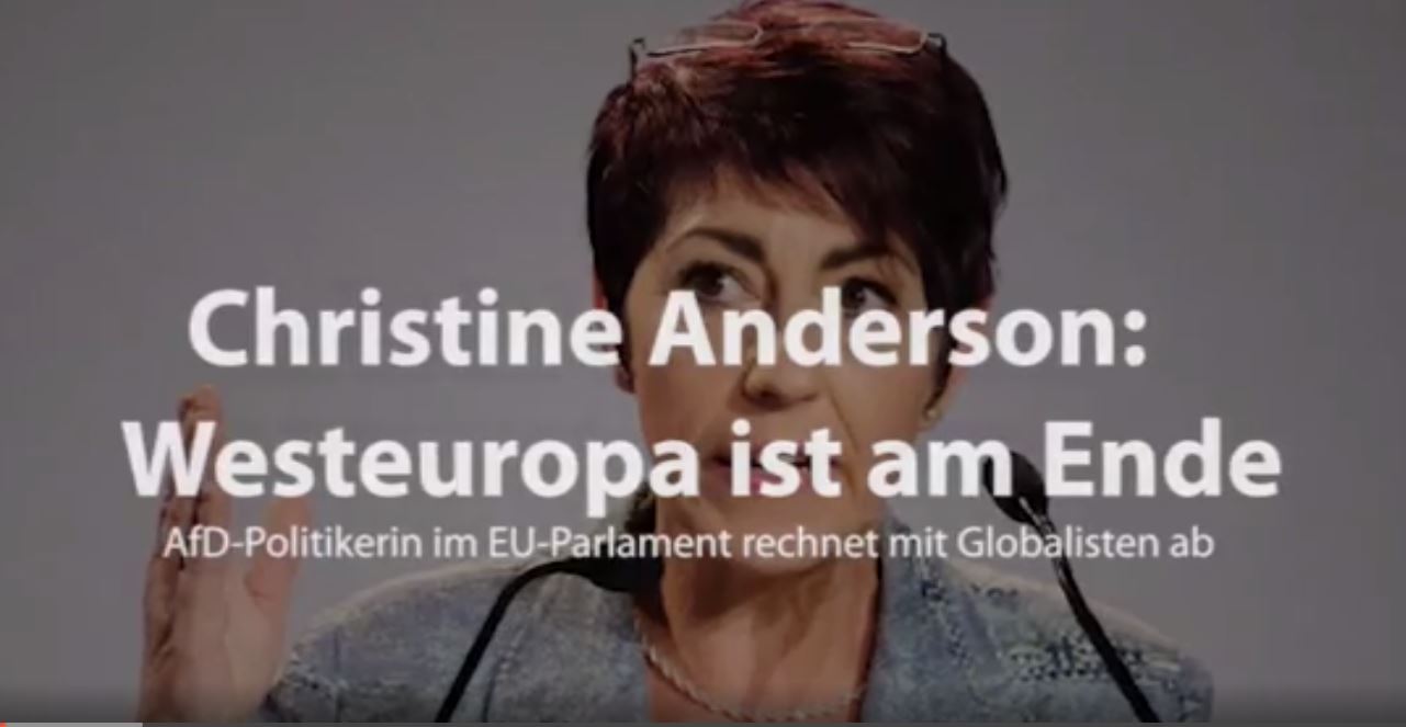 Christine Anderson: Westeuropa ist am Ende