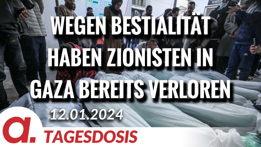 Wegen Bestialität haben Zionisten in Gaza bereits verloren | Von Rainer Rupp