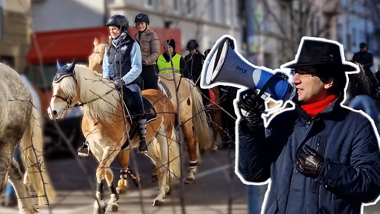 Ohne Bauern keine Zukunft – Demo zu Pferd. Stuttgart, 28.1.2024, Rede Alexander Tuschinski