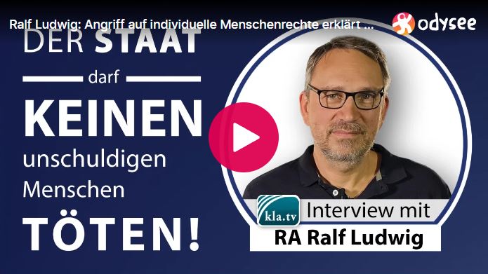 Ralf Ludwig: Angriff auf individuelle Menschenrechte erklärt Leben für unwert