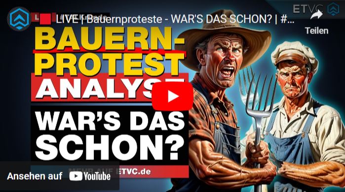 Bauernproteste – WAR’S DAS SCHON? | #Analyse | Talk-Runde mit Gästen