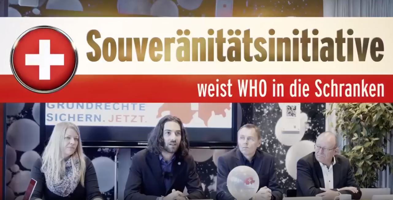 Schweizer Souveränitätsinitiative weist internationale Organisationen wie die WHO in die Schranken