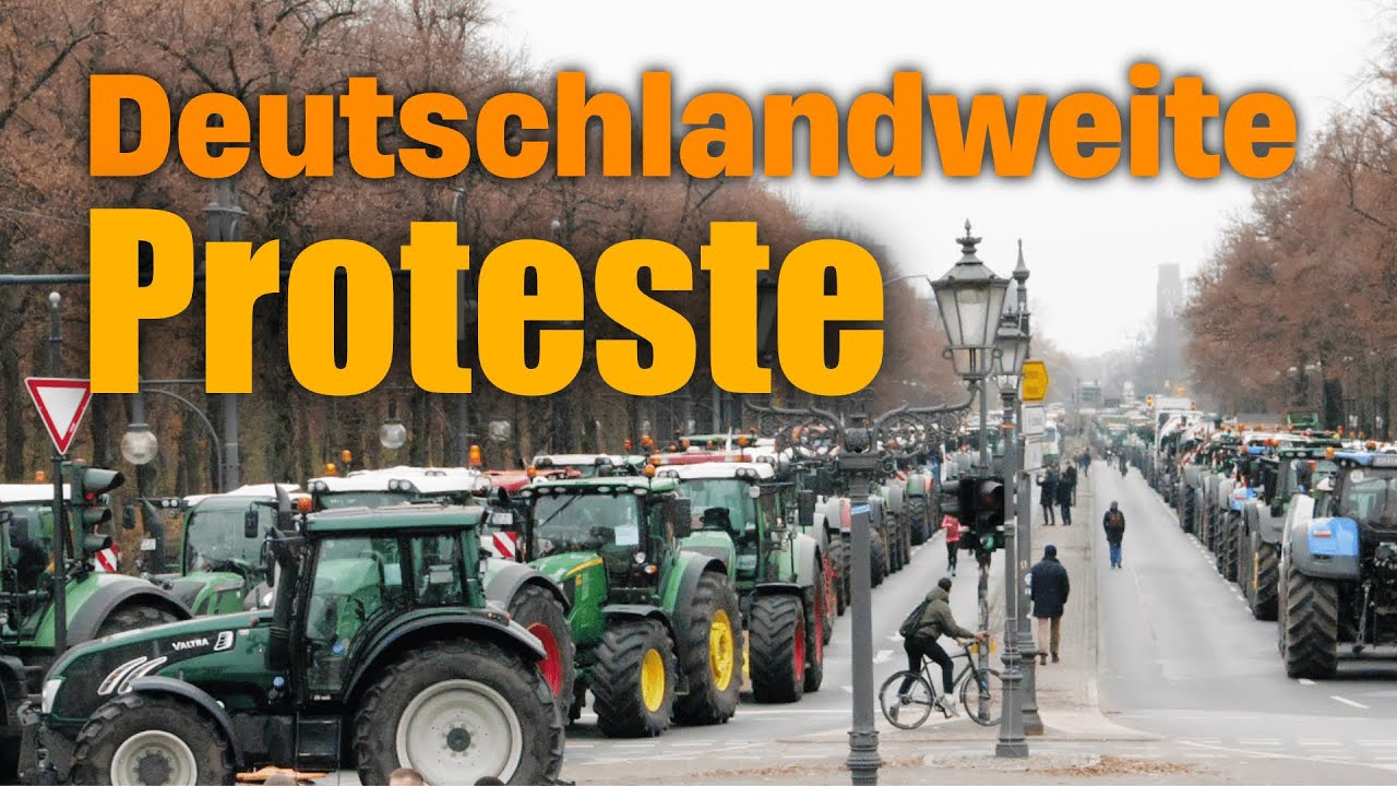 Deutschlandweite Proteste – Unzufriedenheit und Wut nicht nur unter Bauern