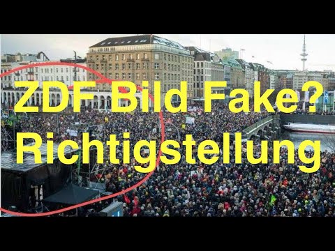 ZDF / dpa Bild von Hamburg-Demo manipuliert? Oder nicht?