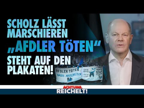 Scholz lässt Antifa gegen seine Gegner marschieren | Achtung, Reichelt!