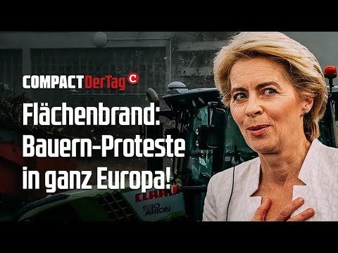 Flächenbrand: Bauern-Proteste in ganz Europa!💥
